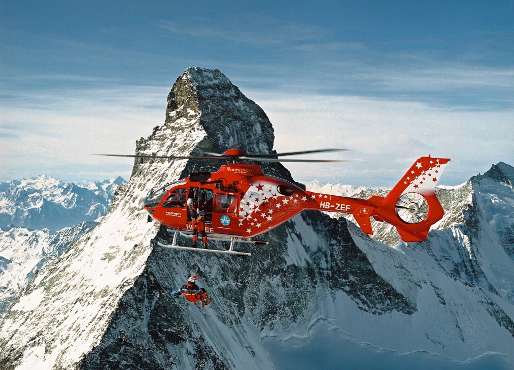 Hamilton_Air Zermatt helicoptere